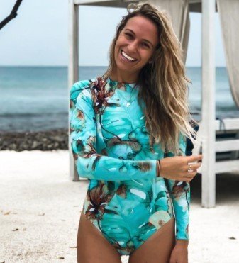 Women's Long Sleeve Printed Swimsuit - Image 6